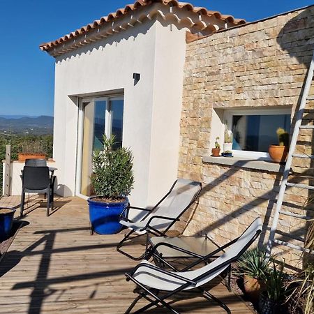 Reve D'Escapade Chambre Avec Vue Sublime Sur Les Cevennes Ardechoises Баржак Екстер'єр фото