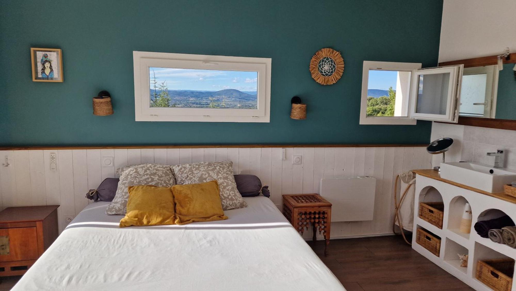 Reve D'Escapade Chambre Avec Vue Sublime Sur Les Cevennes Ardechoises Баржак Екстер'єр фото