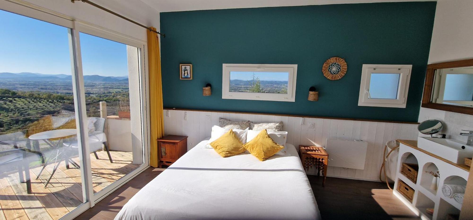 Reve D'Escapade Chambre Avec Vue Sublime Sur Les Cevennes Ardechoises Баржак Екстер'єр фото